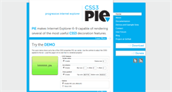 Desktop Screenshot of css3pie.com